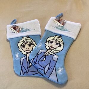 Disney Frozen Elsa Christmas Stockings ~ Set of 2 ~ NWT ~ RUZ